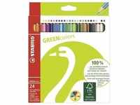 Umweltfreundlicher Buntstift - STABILO GREENcolors - 24er Pack - mit 24 verschiedenen
