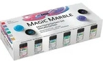 KREUL Magic Marble Marmorierfarben Set Metallic, 6 x 20 ml