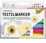 Folia Textilmaler, Farbstifte f&uuml;r Textilien 12er Set
