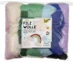 Folia Filzwolle RAINBOW, 360g, 12 B&uuml;ndel in 12 Farben sortiert