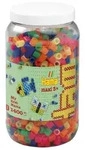 Hama&reg; B&uuml;gelperlen Maxi - Neon Mix 1400 Perlen (6 Farben) in Aufbewahrungsdose.