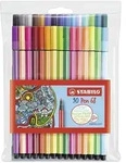 STABILO Premium-Filzstift - Pen 68 - 30er Pack - mit verschiedenen Farben inklusive 6