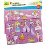 Zeichenschablone Prinzessinen + Elfen, Beutel