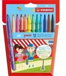 STABILO Filzstift - power - 12er Pack - mit 12 verschiedenen Farben