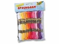 Folia Stickgarn BASIC, 52 Docken je 8m in 26 Farben