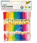 Folia Stickgarn BASIC, 52 Docken je 8m in 26 Farben