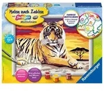 Ravensburger Malen nach Zahlen, majest&auml;tischer Tiger