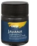 KREUL Javana Stoffmalfarbe f&uuml;r helle und dunkle Stoffe, Schwarz 50 ml
