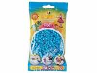 Hama 207-49 - Bügelperlen Midi, ca. 1.000 Perlen, azurblau