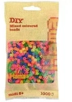 Hama&reg; B&uuml;gelperlen Midi - Neon Mix 1000 Perlen.