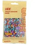 Hama 207-90 - DIY B&uuml;gelperlen Midi 5+, ca. 1000 St&uuml;ck, Mix gestreift