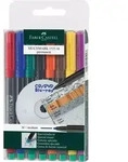 Faber-Castell Marker Multimark 1525 M permanent, 8er Set