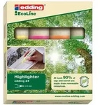 Edding Textmarker EcoLine 24 Highlighter 4er Set