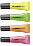 STABILO Textmarker - NEON - 4er Pack - gelb, gr&uuml;n, pink, orange