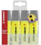 STABILO Textmarker - BOSS ORIGINAL - 4er Pack - gelb