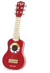 Kindergitarre aus Holz mit 6 Metallsaiten im Konfetti-Design