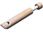 Goki UC100 - Kolbenfl&ouml;te, unbehandelt, Holz, 16,5 cm, Musikinstrument