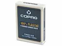 ASS 10000991-001 - COPAG 100% Plastik, 4 Corner Jumbo Index, Poker-Karten, blau