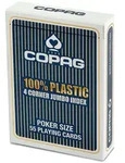 COPAG&reg; 100% Plastik Poker Jumbo Index blau