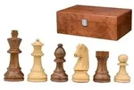 Schachfiguren Artus, K&ouml;nigsh&ouml;he 83 mm, gewichtet, in Holzbox