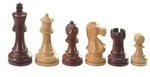 Schachfiguren Tutenchamun, K&ouml;nigsh&ouml;he 95 mm, gewichtet, in Holzbox