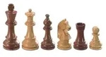 Schachfiguren Sigismund, K&ouml;nigsh&ouml;he 78 mm, gewichtet, in Holzbox