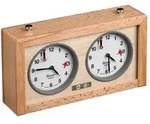 Schachuhr Gard&eacute;, mechanisch, Holzgeh&auml;use