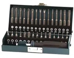 Wolfcraft 1386000 Bit-Set 31teilig Kreuzschlitz Phillips, Innen-Vierkant (Robertson),