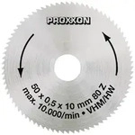 Proxxon 28011 Hartmetall Kreiss&auml;geblatt 50 x 10 x 0.5mm Z&auml;hneanzahl: 80 1St.
