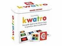 Carletto 646195 - Gamefactory, Kwatro, Das große Spiel in der kleinen Dose,