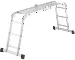 Hailo ProfiStep&reg; combi 7412-037 Aluminium Multifunktionsleiter Arbeitsh&ouml;he (max.):