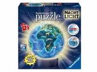 Ravensburger 11844 - Erde im Nachtdesign, Kinder-Globus 3D Puzzle Ball, 72 Teile