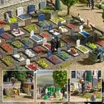 Busch BU 1090 H0 Friedhof Bausatz