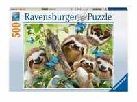Ravensburger 14790 - Faultier Selfie, Puzzle, 500 Teile