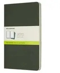 MOLESKINE CAHIER L/A5, 3ER SET, BLANKO, KARTONEINBAND, MYRTENGR&Uuml;N