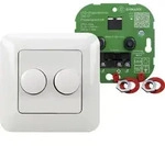 Ehmann 4260c0701 Unterputz Dimmer Geeignet f&uuml;r Leuchtmittel: LED-Lampe, Gl&uuml;hlampe,