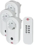 Brennenstuhl RC CE1 3001 1507040 Funk Steckdosen-Set 4teilig Innenbereich 1000W