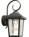 Philips LED Buzzard Wandleuchte 1x60W 230V 8718696156797 Gl&uuml;hlampe E27 Schwarz