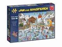 Jumbo 19065 - Jan v. Haasteren, Winterspiele, Comicpuzzle, Puzzle 1000 Teile