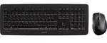CHERRY DW5100 Funk Tastatur, Maus-Set Deutsch, QWERTZ Schwarz