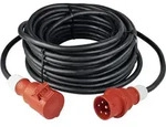 AS Schwabe 60518 Strom Verl&auml;ngerungskabel 32 A Schwarz 25.00 m H07RN-F 5G 4 mm2 mit