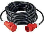 AS Schwabe 61031 Strom Verl&auml;ngerungskabel 32 A Schwarz 10.00 m H07RN-F 5G 6 mm2