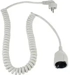 AS Schwabe 70412 Strom Verl&auml;ngerungskabel 16A Wei&szlig; 2.50m H05VV-F 3G 1,5mm2