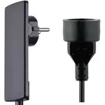 EVOline 151000155100 Strom Verl&auml;ngerungskabel 16 A Schwarz 1.50 m H05VV-F 3G 1,5 mm2