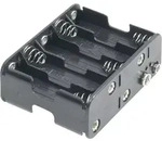 Batteriehalter f&uuml;r 10x Mignon AA LR6 Batterie, Akku &ndash; Batteriehalter AA Mignon,