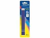 Pelikan Bleistift 2B, Sechskant, Blau, 3er Set