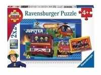 Ravensburger 07826 - Fireman Sam, Wasser marsch mit Sam, 2x24 Teile, Puzzle