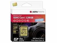 AgfaPhoto SDXC UHS I 128GB Professional High Speed U3 V30