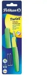 Pelikan F&uuml;llhalter Twist, Neon Gr&uuml;n, Feder M, universell f&uuml;r Rechts- und