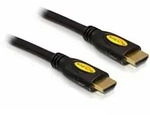 Delock HDMI Anschlusskabel HDMI-A Stecker 1 m Schwarz 82584 verdrillt, vergoldete